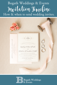 wedding invitation timing