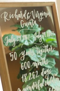 LBI Event Planner Calligraphy Mirror by The Shaded Maple