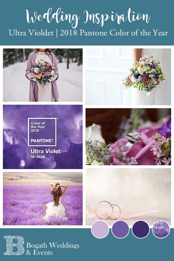 Pantone Color of the Year Ultra Violet Wedding theme