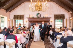Wedding ceremony at the Rams Head Inn in Galloway, NJ